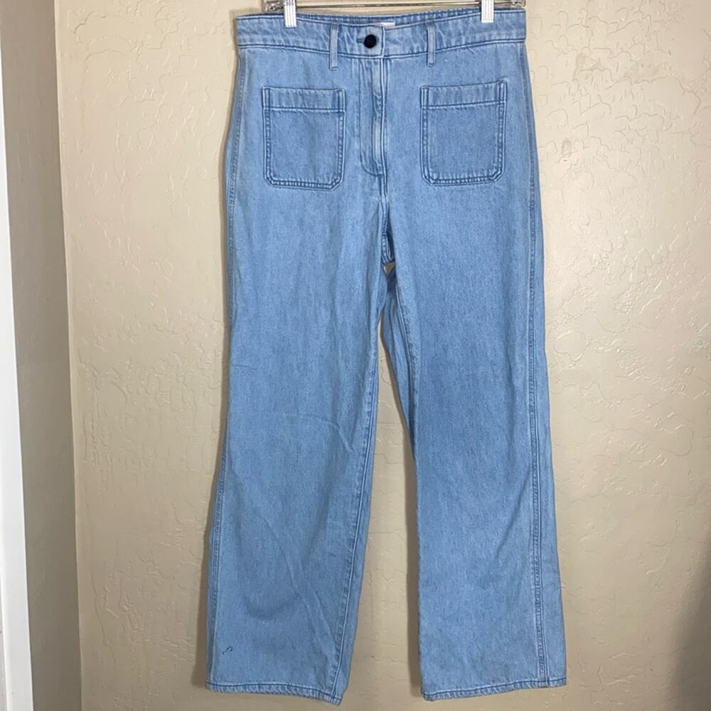 Aritzia Wilfred Free Adrift Jean high rise wide leg size 10 - Picture 2 of 10